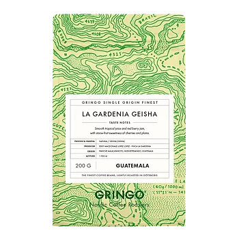 Gringo Nordic - Guatemala La Gardenia Geisha -  Ljusrostade kaffebönor - 200g
