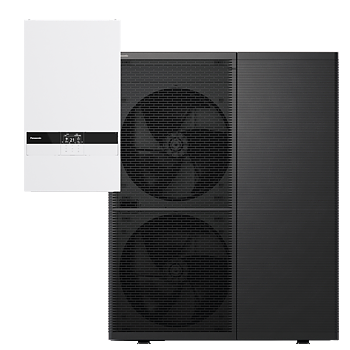 Panasonic Aquarea T-CAP M-serie 9 kW biblock ,9kw elpatron   400v