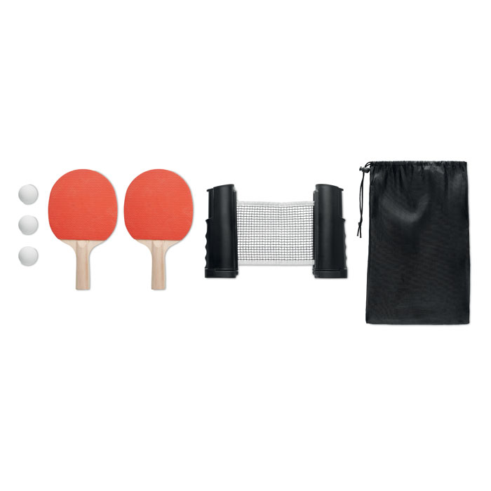 Portabelt Pingisset med Rullnät - 4
