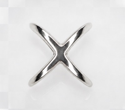 Scarf Ring Silver - 4