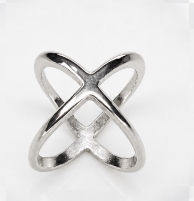 Scarf Ring Silver - 2