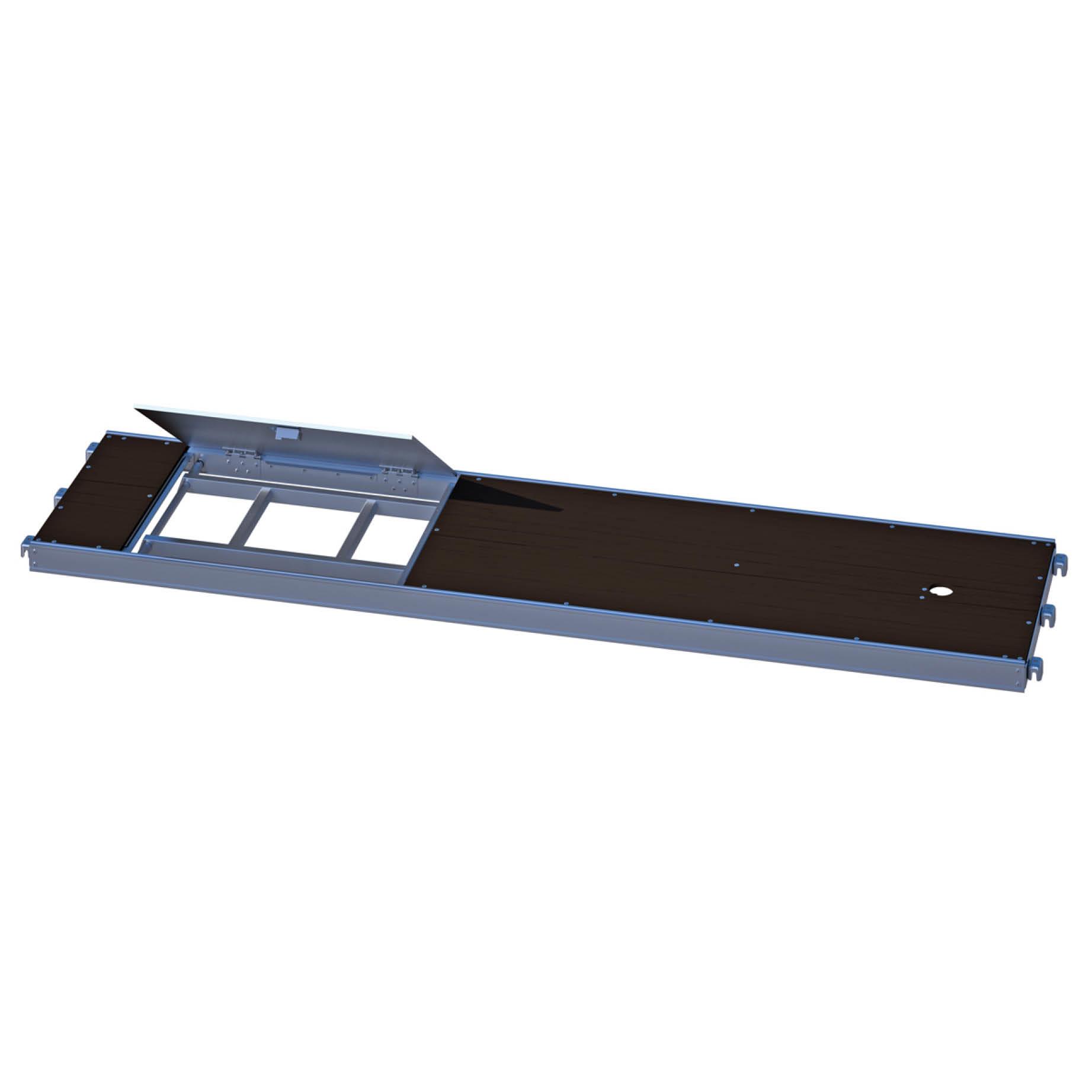 Stegplan 0,61 m U-support (Alu/Comp)