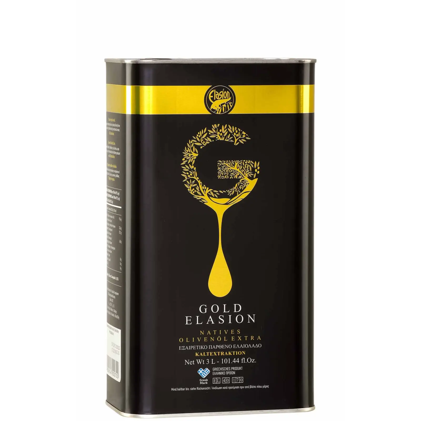 Elasion Gold Extra Virgin Olivolja – 3 lit
