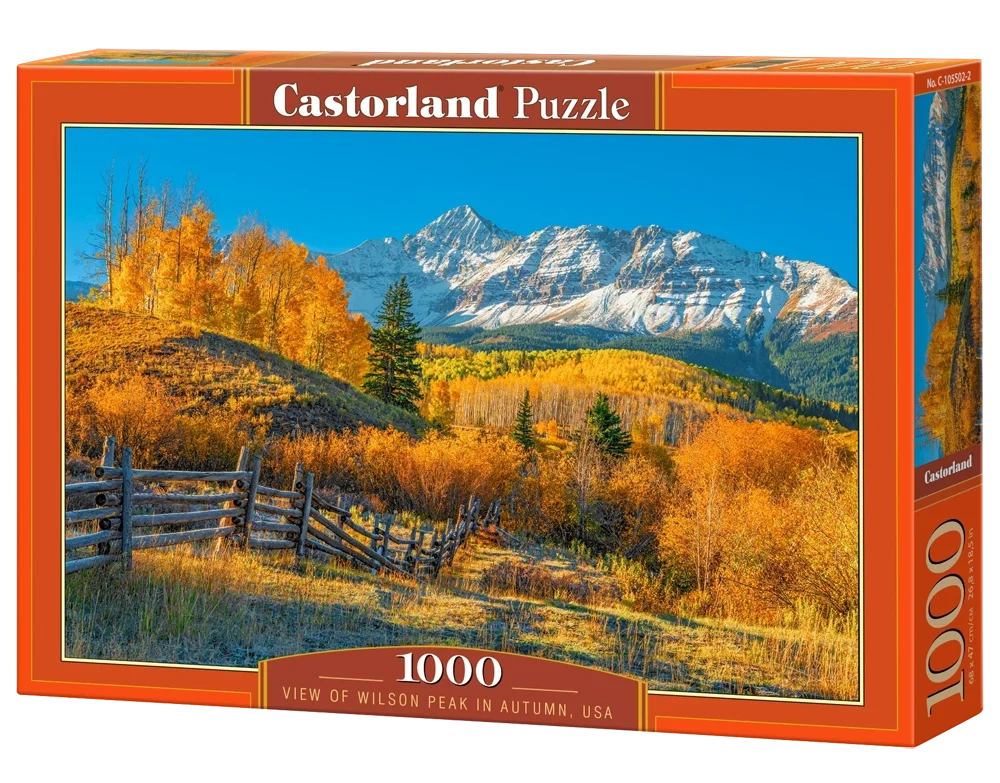 View of Wilson Peak in Autumn, USA, 1000 Bitar Castorland - 2