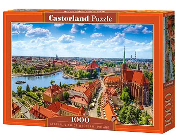 Aerial view of Wroclaw, Poland 1000 Bitar Castorland