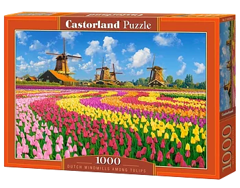 Dutch Windmills Among Tulips, 1000 Bitar Castorland