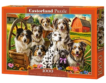Happy Dogs in the Countryside, 1000 Bitar Castorland