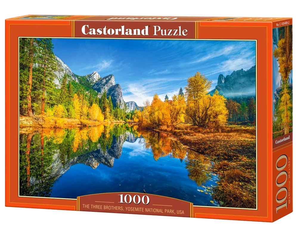 The Three Brothers, Yosemite National Park, USA, 1000 Bitar Castorland - 2