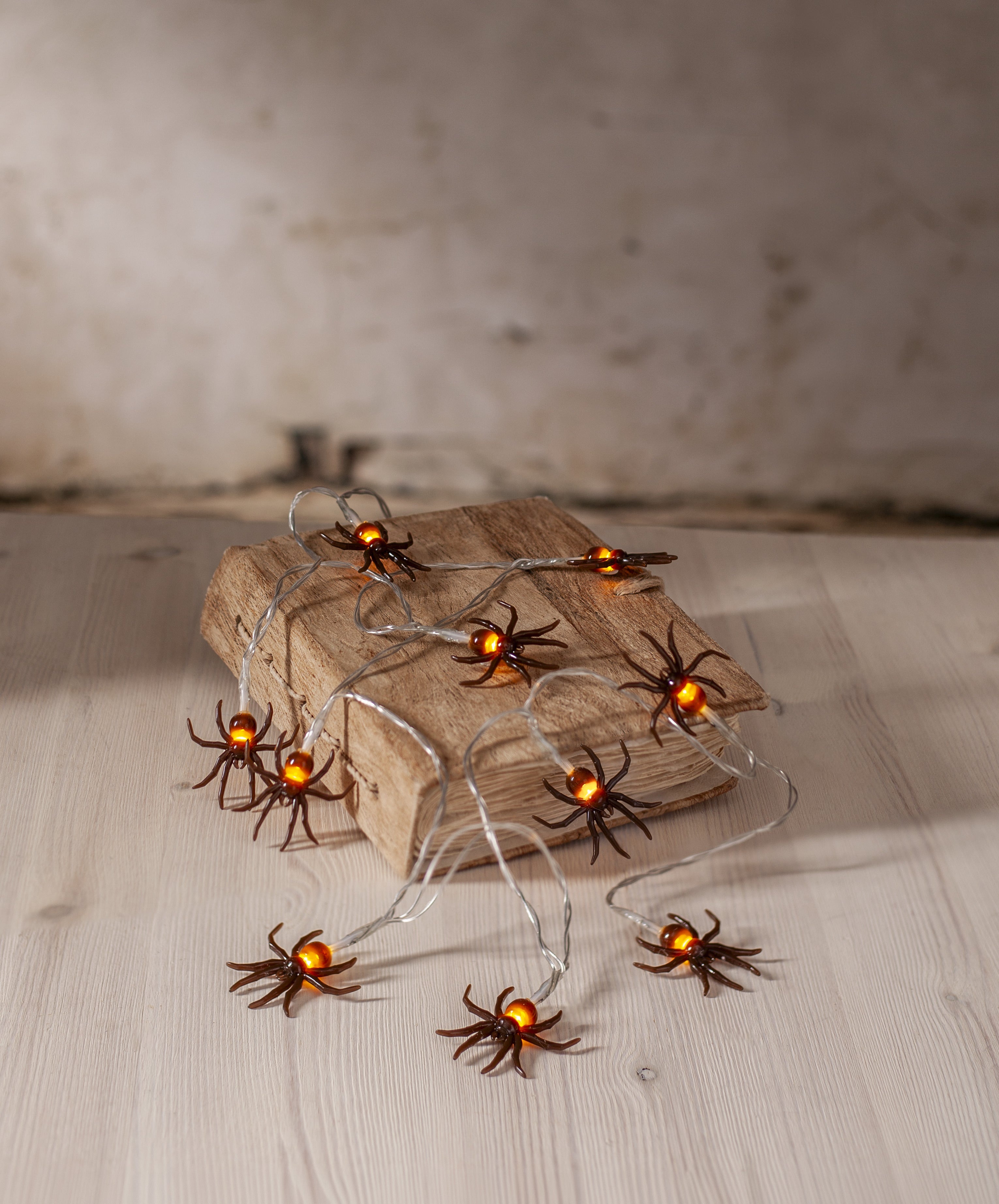 String lights with spiders - Halloween - 135 cm - 4