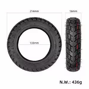 8.5x2 50-134 8.5 tum Elscooter däck 