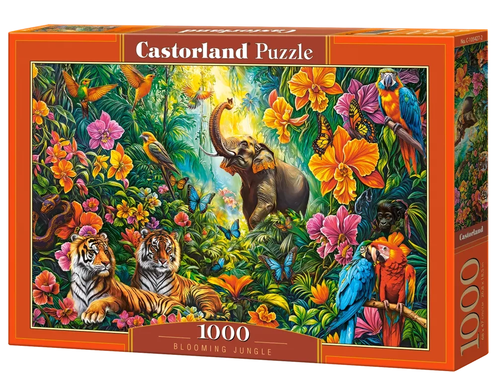 Blooming Jungle, 1000 Bitar Castorland - 2