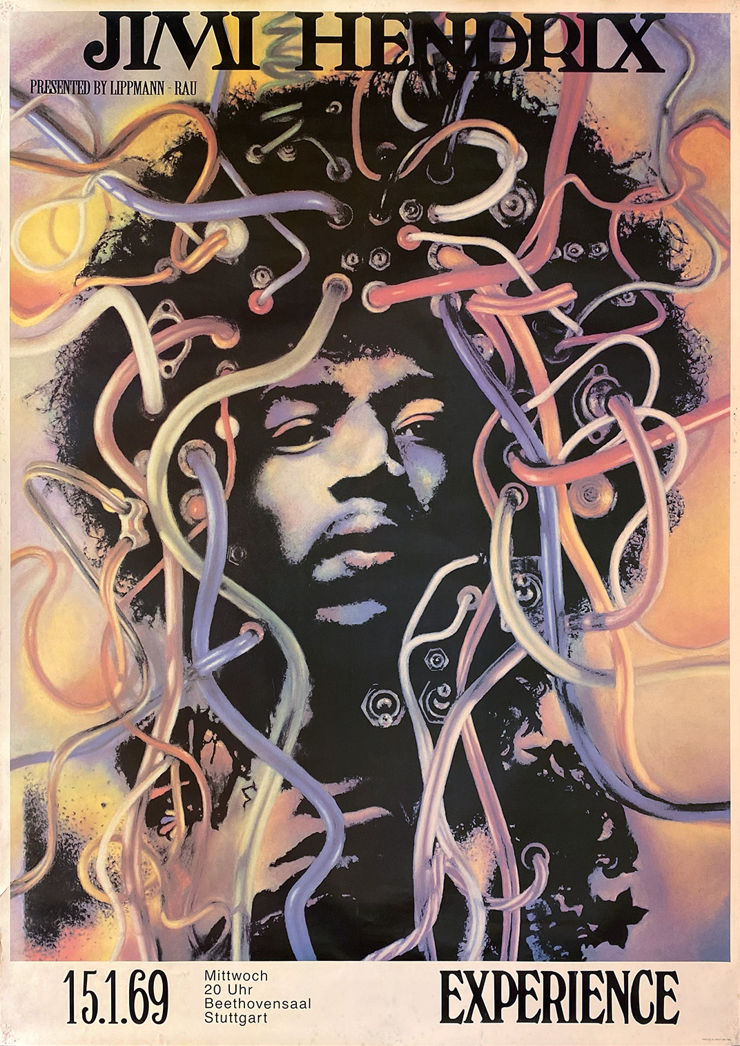 HENDRIX, JIMI – GÜNTHER KIESER (100 x 140 cm)