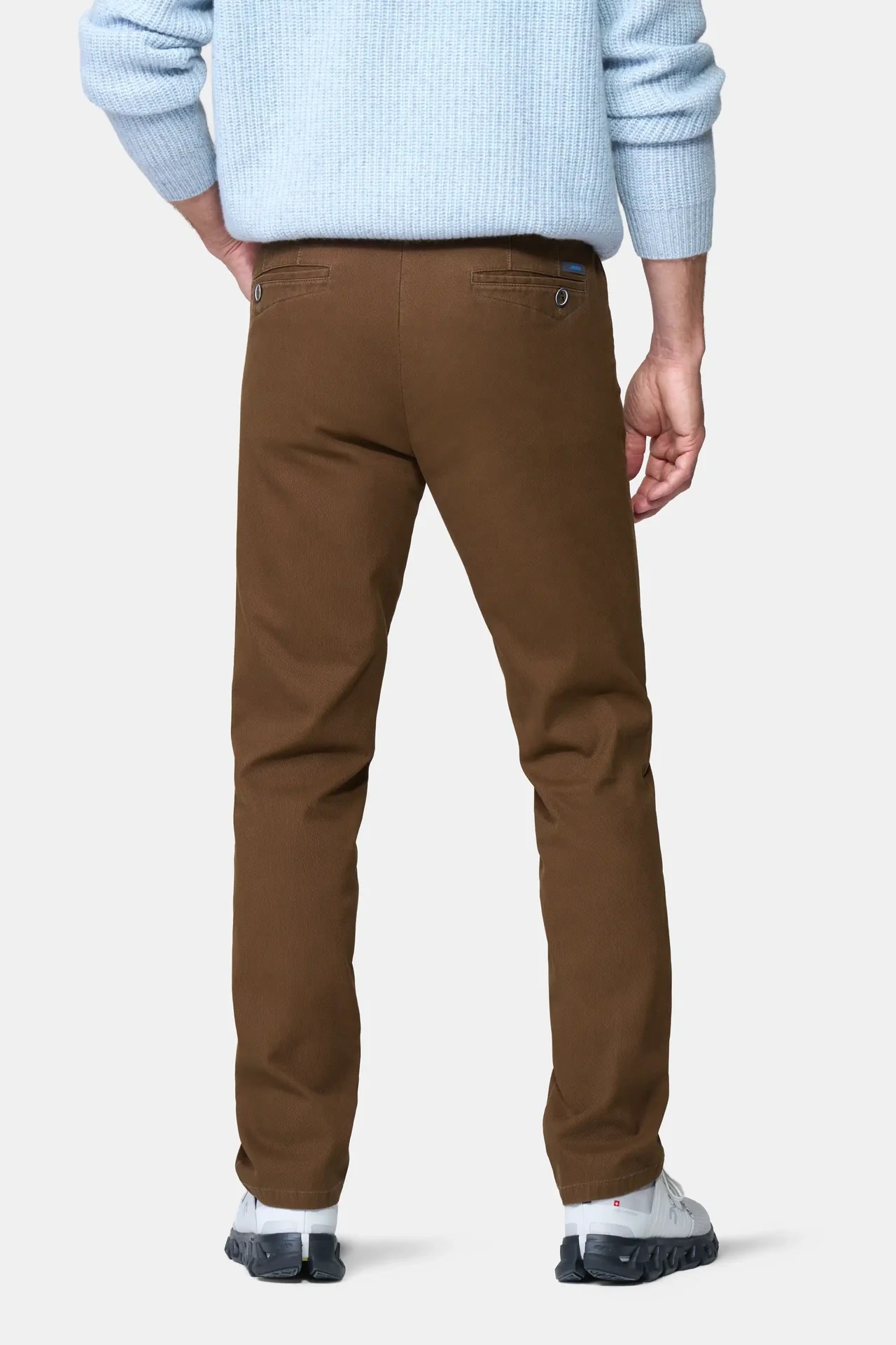 Brun (caramel) jeanshybrid med Mikro structure, modern passform och Super-Stretch (Meyer / Dublin) - 2