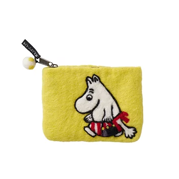 Mumin börs i handfiltad ull - Muminmamma