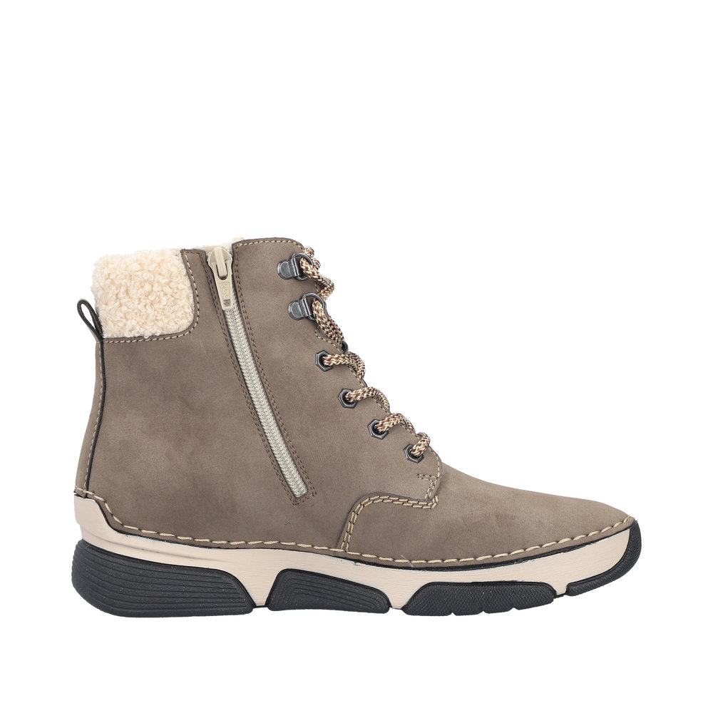 Rieker Damboots syntet varmfodrad Grå/Brun - 2