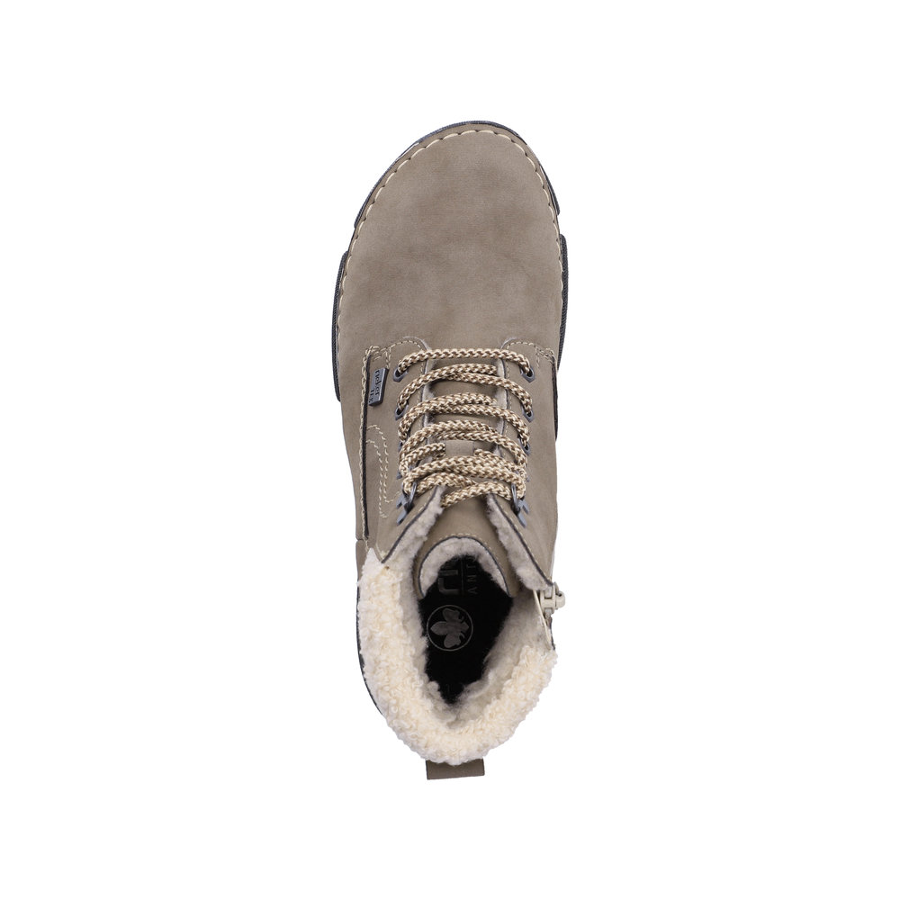 Rieker Damboots syntet varmfodrad Grå/Brun - 4