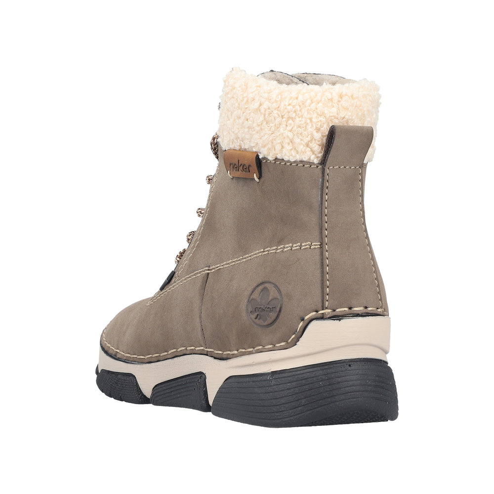 Rieker Damboots syntet varmfodrad Grå/Brun - 3