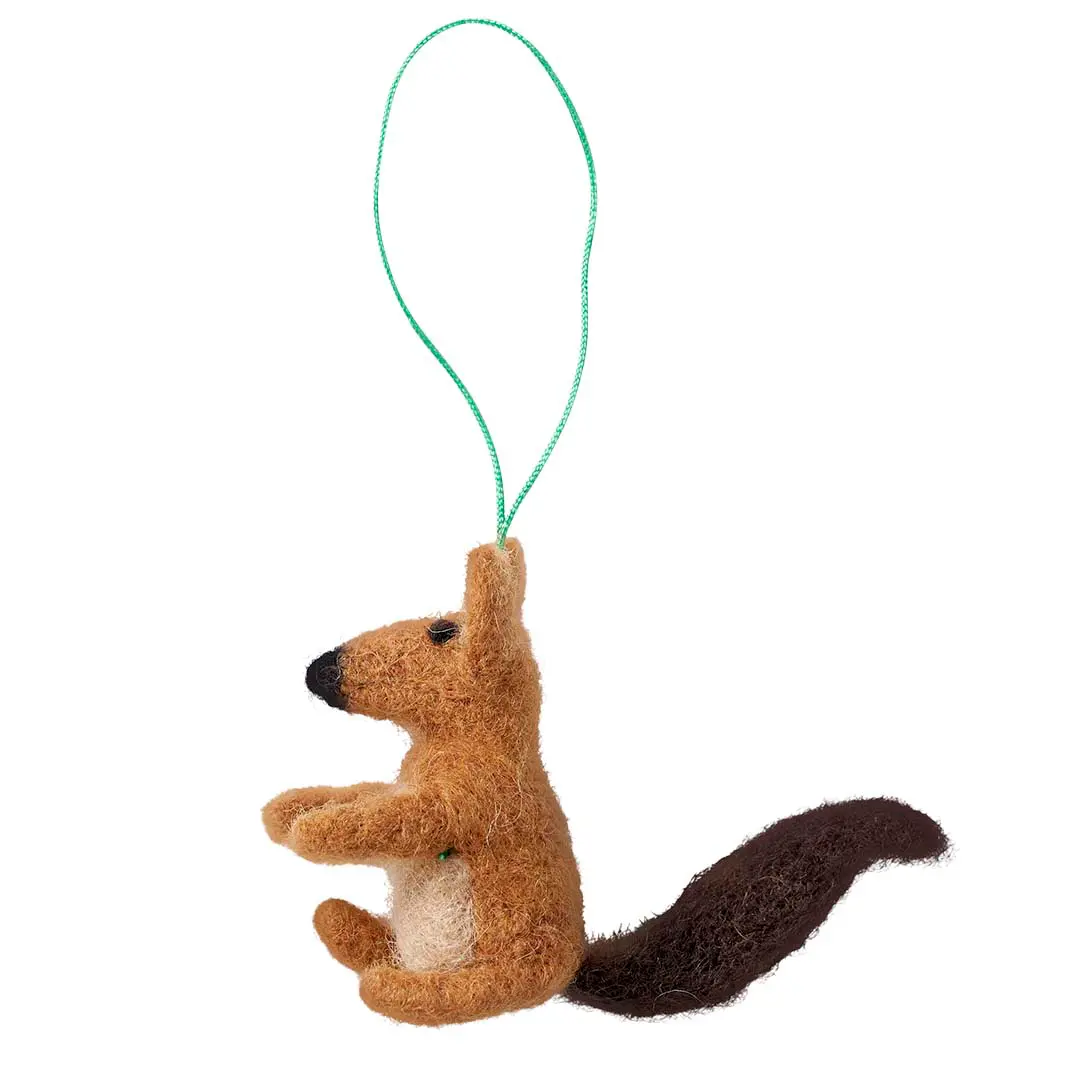 Felted ornament - Squirrel