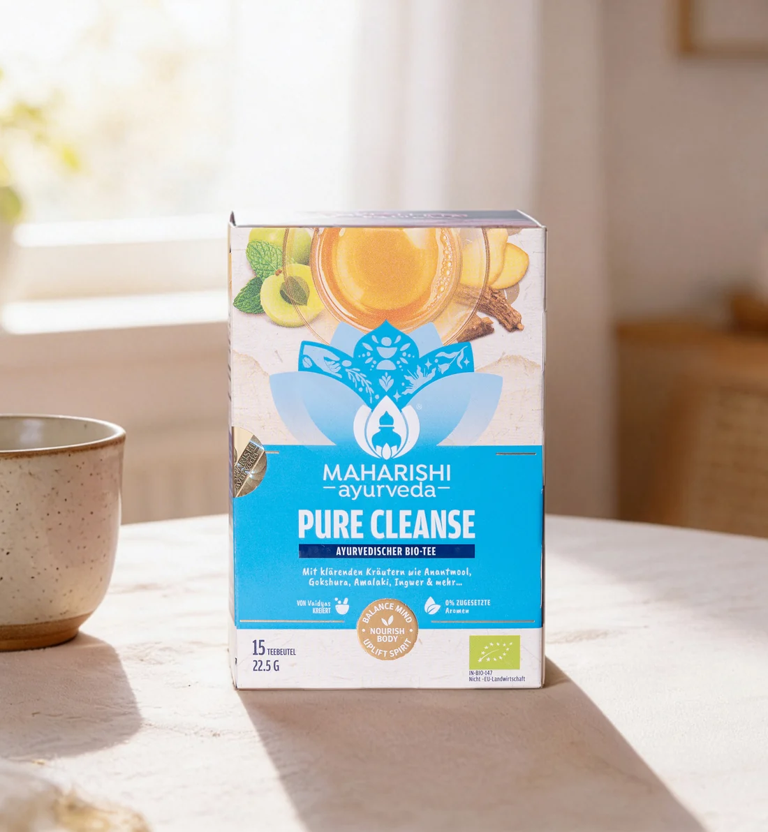 Pure Cleanse 15 Tea Bags, Organic, Maharishi Ayurveda