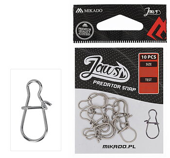 Mikado Jaws Predator Snap - 10pcs