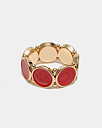 BOW19 Ava Pearl Elastic Bracelet Red