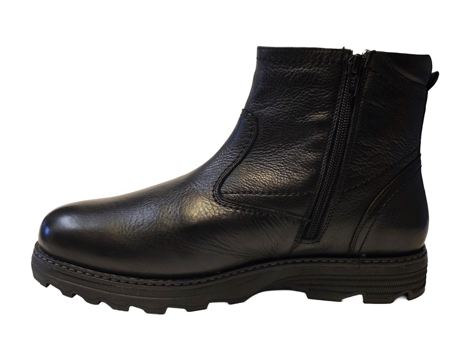 Ilves Herrboots i skinn Ullfodrad  Svart - 2