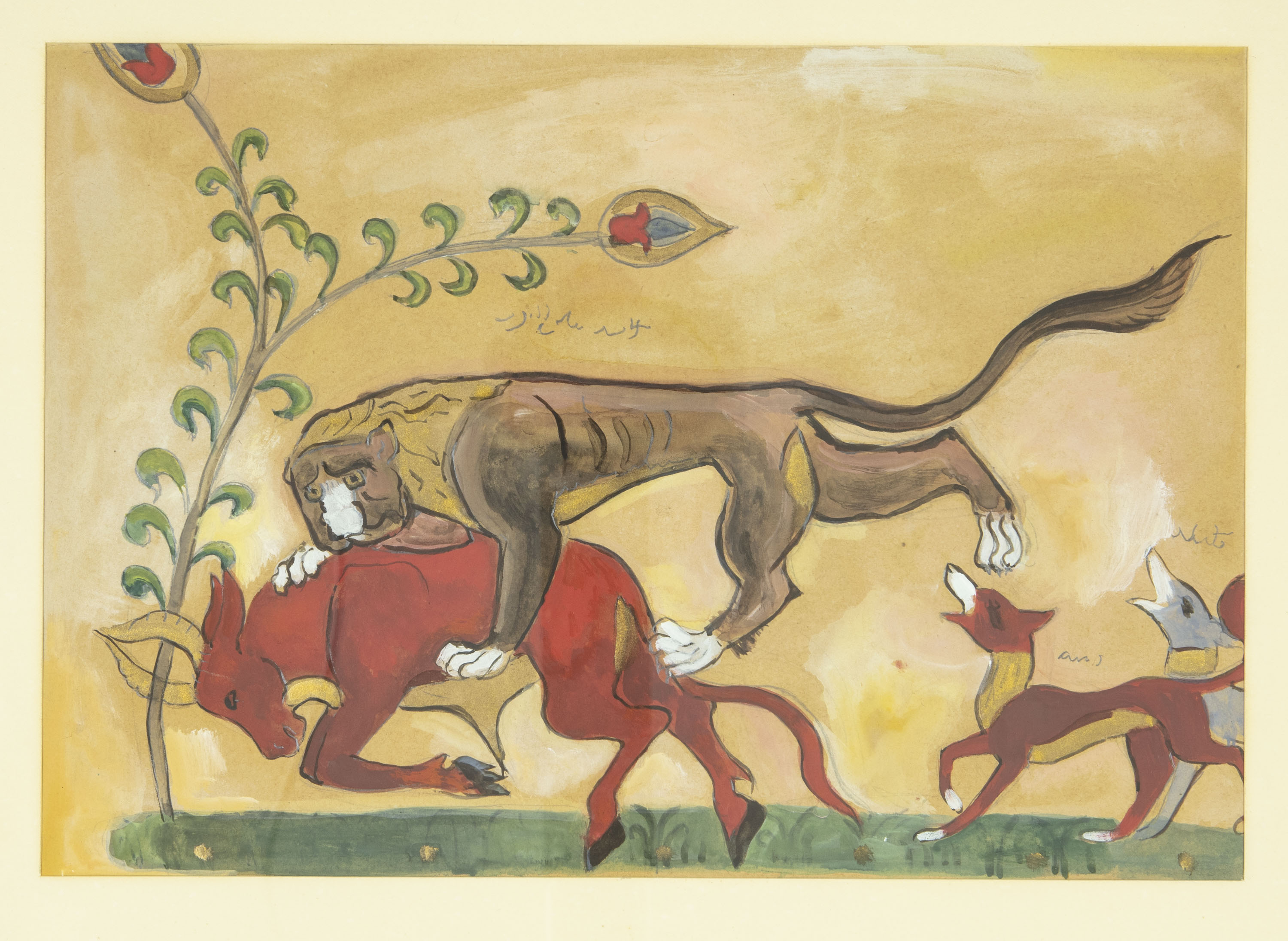 The lion is killing the ox Chanzabeth (Efter) - 2
