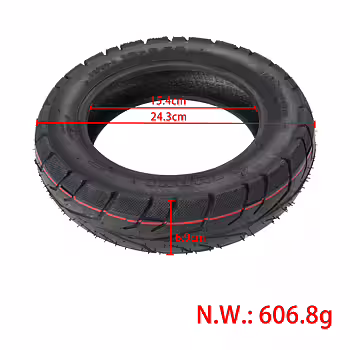 10 tum Elscooter Däck 10x2.50-6