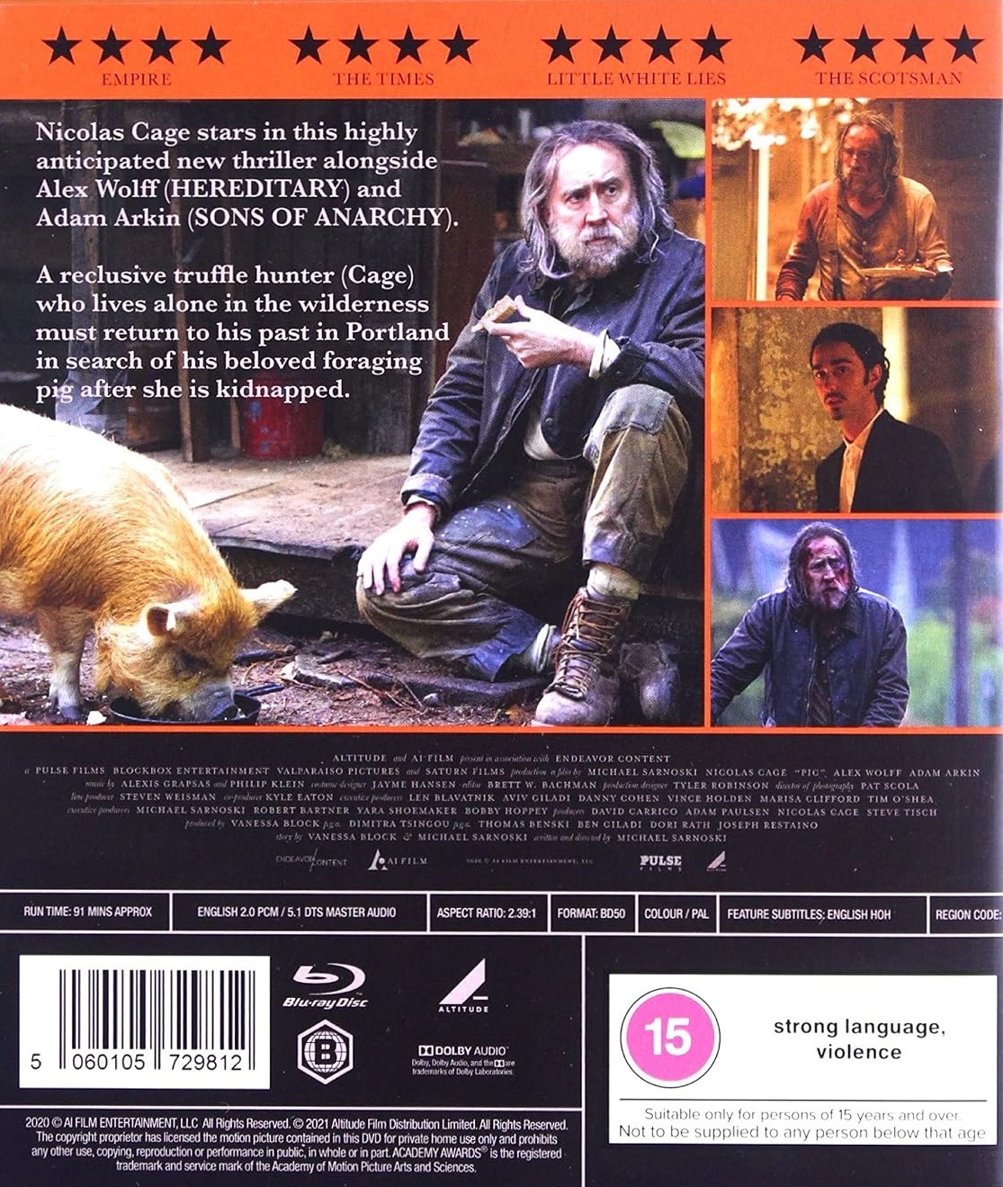 Pig (ej svensk text) (Blu-ray) (Begagnad) - 2