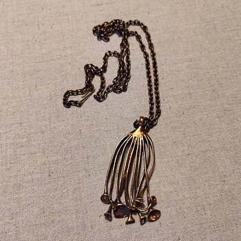 Lava halsband i brons