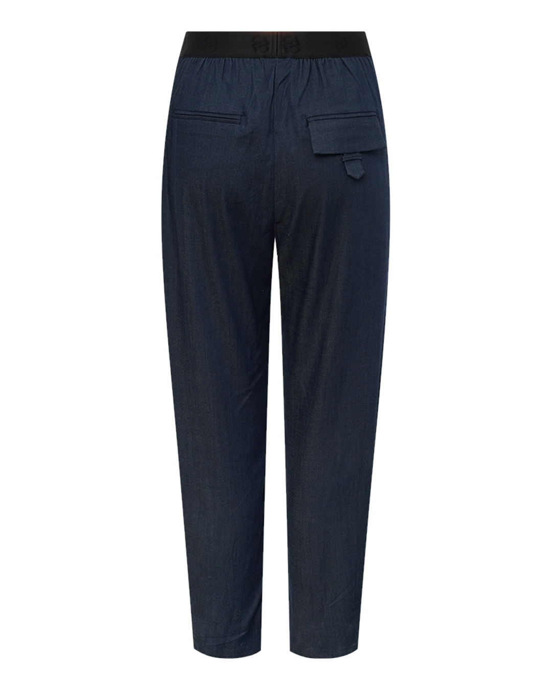 Barrelbyxa Ewa tunn mörk denim - 3