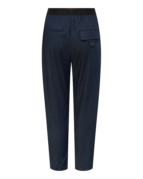 Barrelbyxa Ewa tunn mörk denim - 3