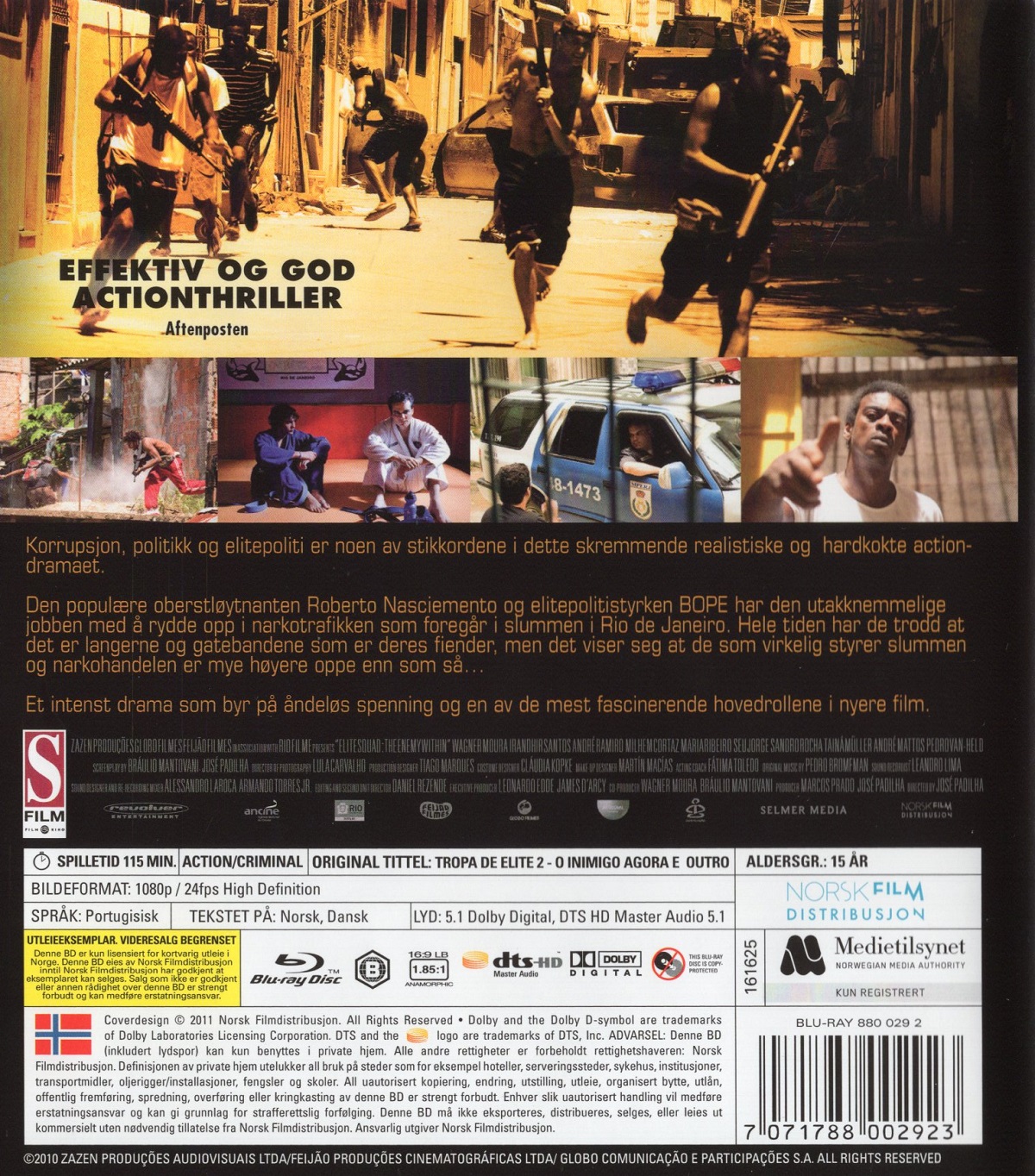 Tropa De Elite 2 (ej svensk text) (Blu-ray) (Begagnad) - 2