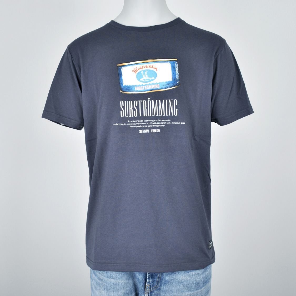 SQRTN - Burken T-shirt Ulvö Bariton Blue