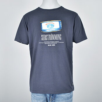 SQRTN - Burken T-shirt Ulvö Bariton Blue