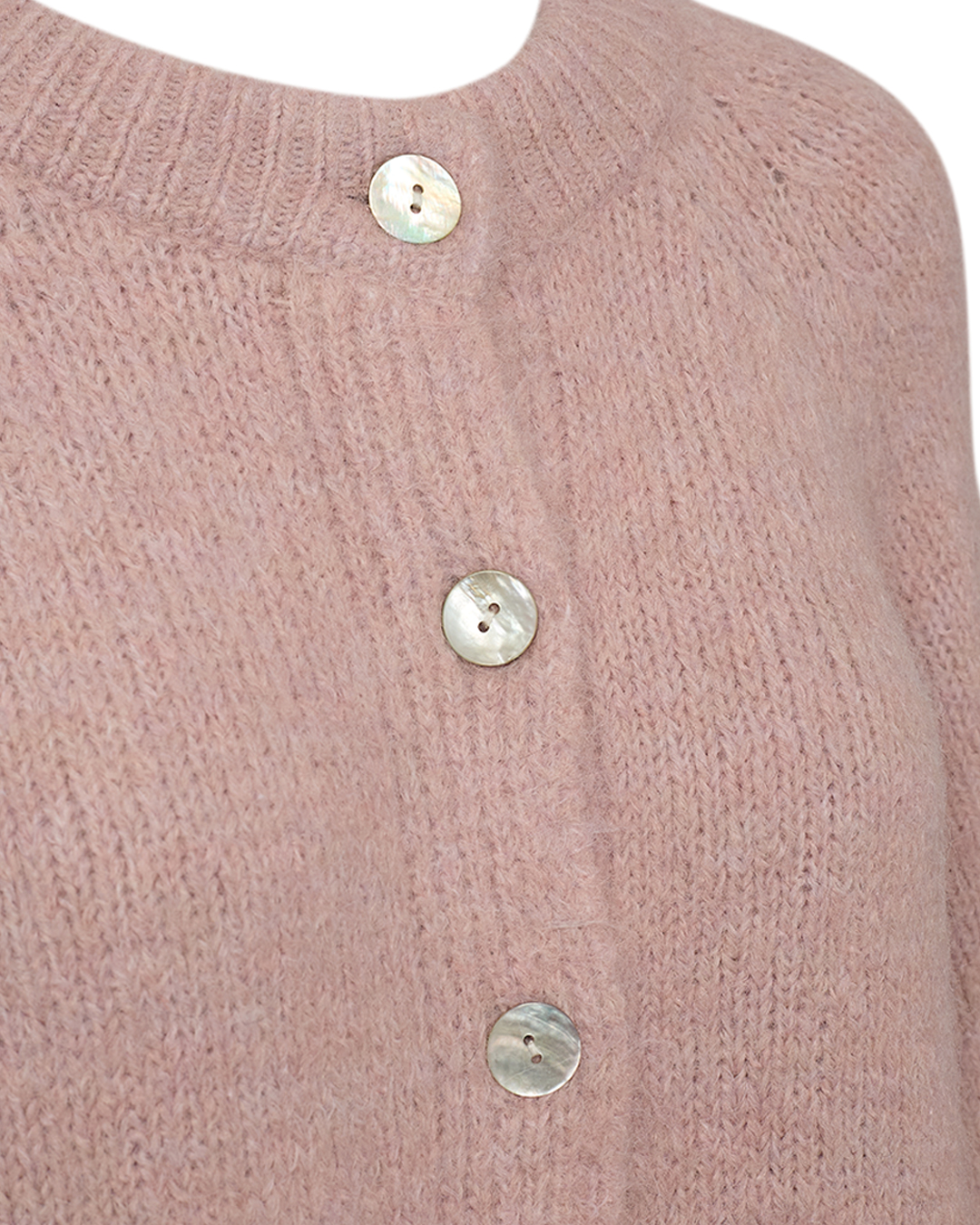 Kofta Lulu melerad pale mauve rosa - 4