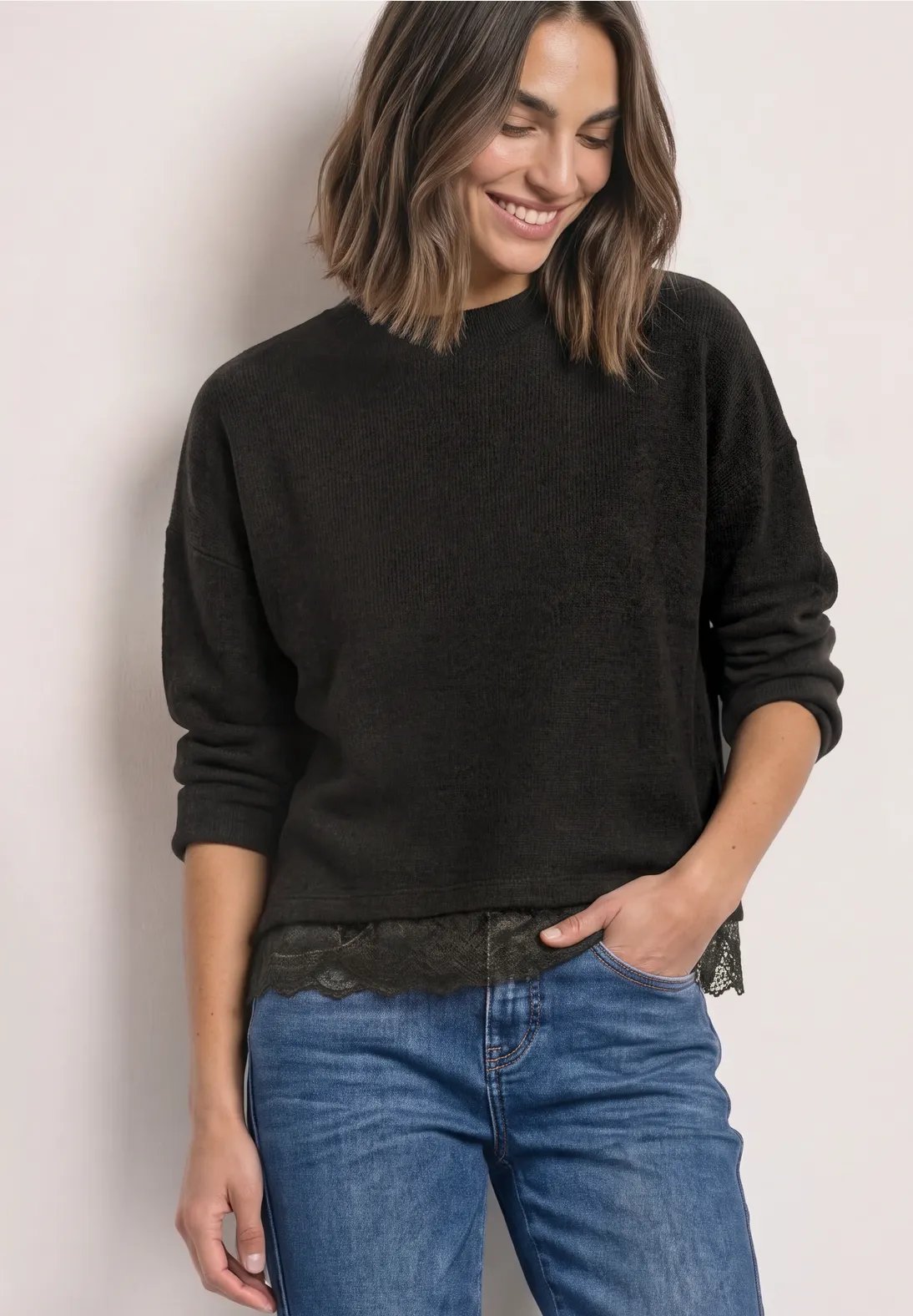 LTD QR Soft Melange Look Shirt - Street One