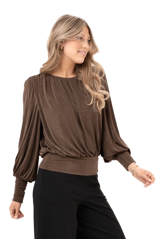 RUTH TOP -ESPRESSO BROWN - 5
