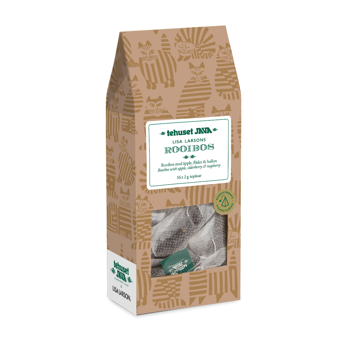 Lisa Larson Rooibos Tea Bags, 16-pack