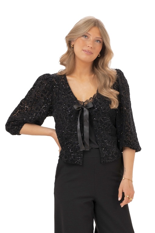 HENRIETTE JACKET - BLACK - 8