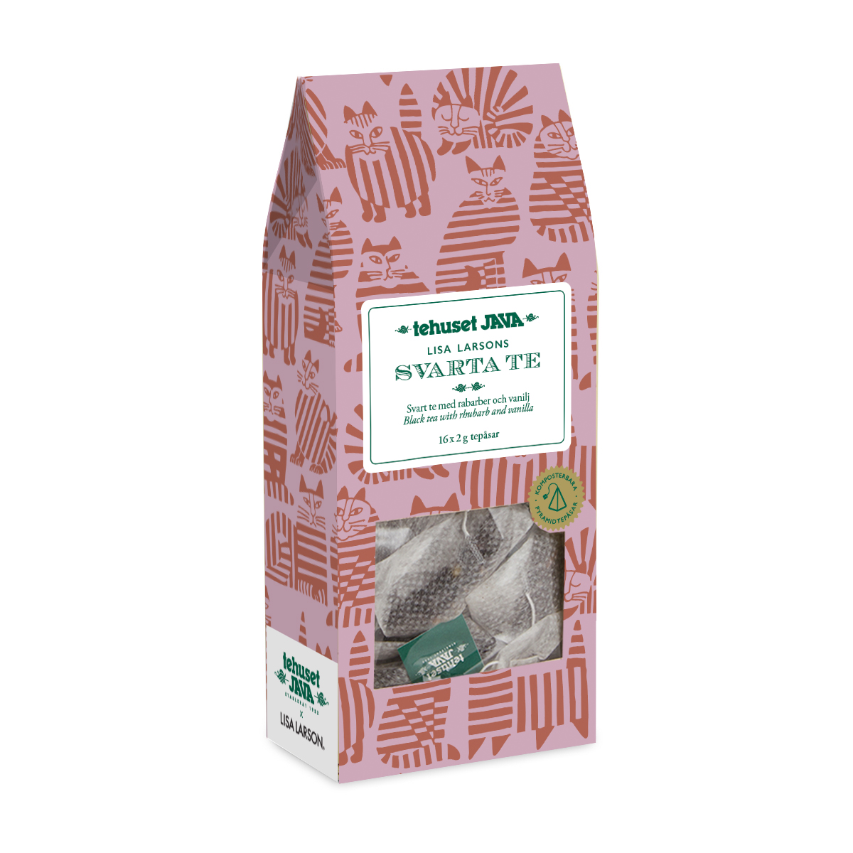 Lisa Larson's Black Tea Bags, 16-pack