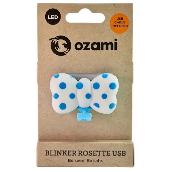 Ozami Blinker Rosette Blue 5,7x3,4x2,5mm