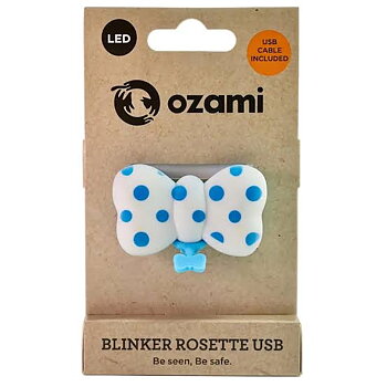 Ozami Blinker Rosette Blue 5,7x3,4x2,5mm