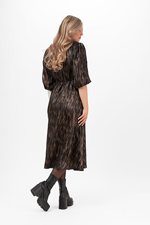 KYLAH DRESS BLACK/GOLD