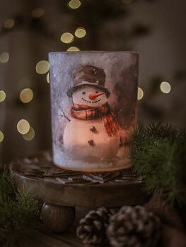 Majas Lykta Vintage Christmas Snowman