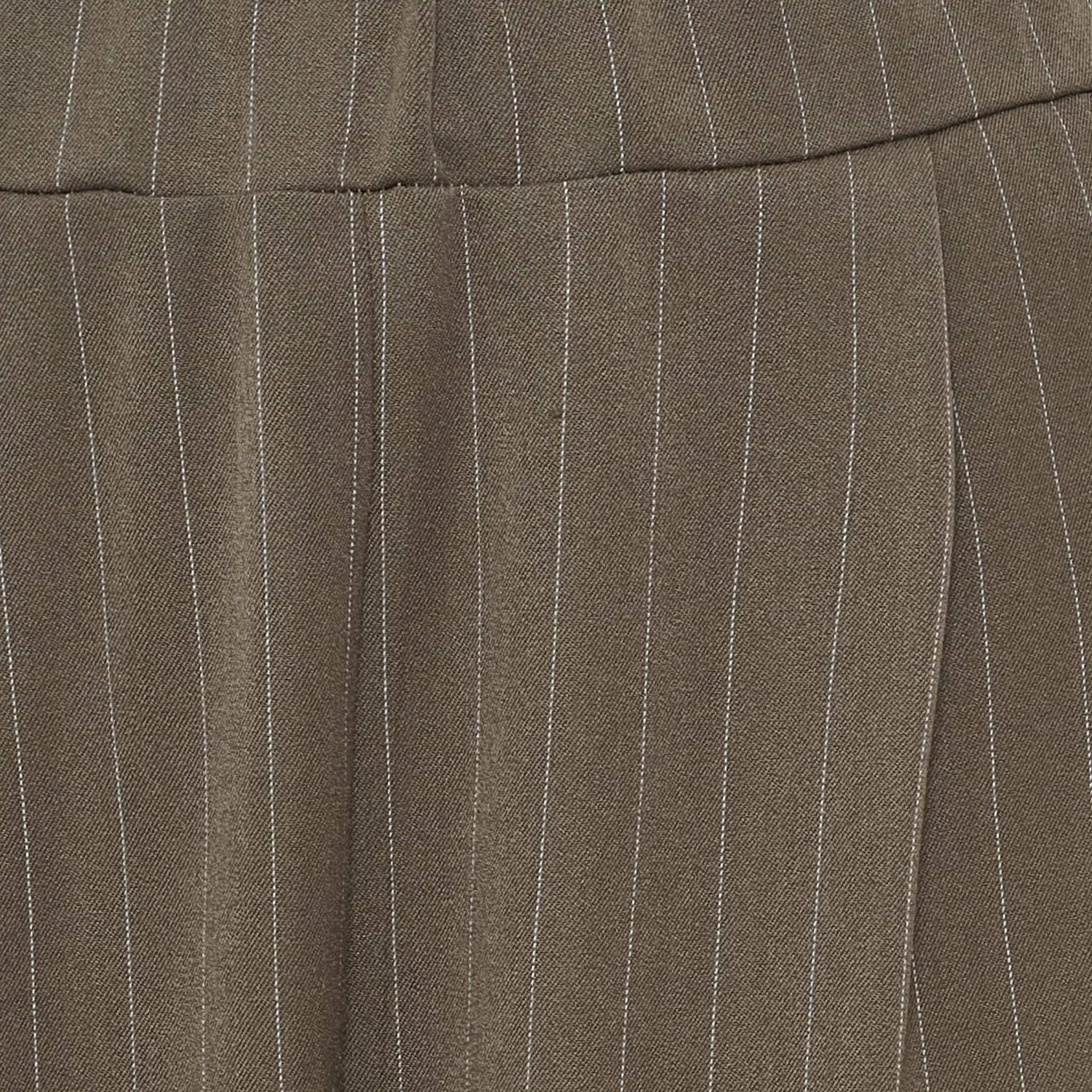 MdcNebula Pants Fango  Kritstrecksrandig Barrelbyxa - 3