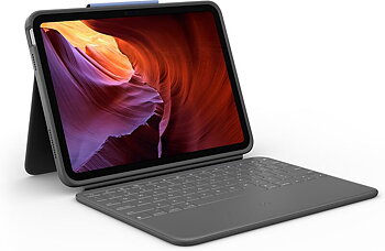 Logitech Rugged Folio for iPad 10.9 2022 (10th Generation) (Nordisk) - 2 År Garanti Helt Ny Oanvänd - Svart - Original