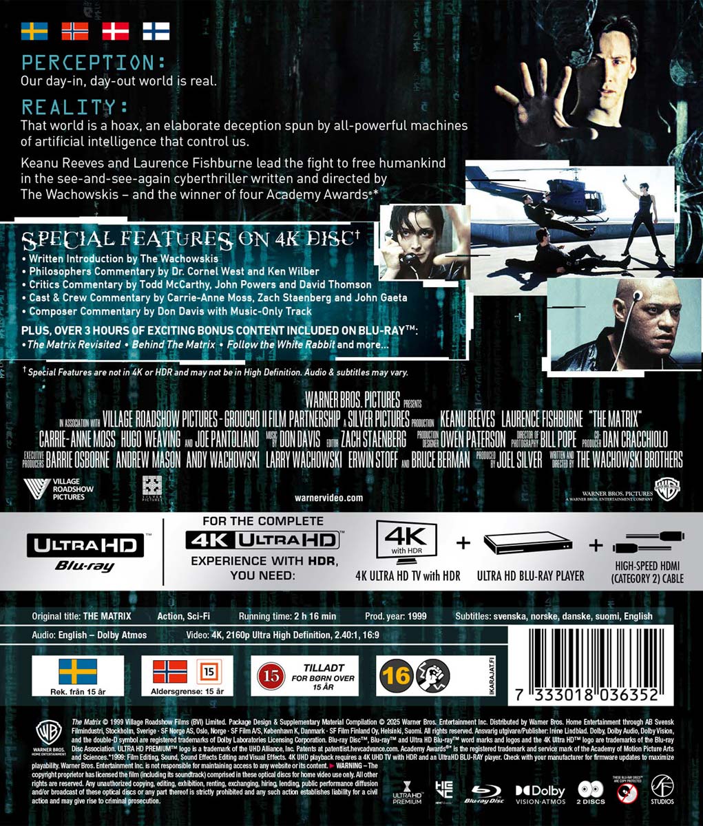 Matrix  (4K Ultra HD + Blu-ray) - 2