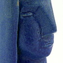 オーケ・ホルム  青い頭  彫刻  10cm  1960年代
