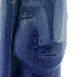 オーケ・ホルム  青い頭  彫刻  10cm  1960年代
